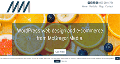 Desktop Screenshot of mcgregormedia.co.uk